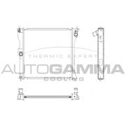 Слика 1 $на Воден радиатор (ладник) AUTOGAMMA 107253