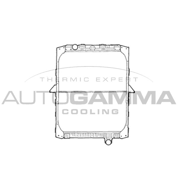 Слика на Воден радиатор (ладник) AUTOGAMMA 400228