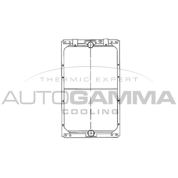 Слика на Воден радиатор (ладник) AUTOGAMMA 400686