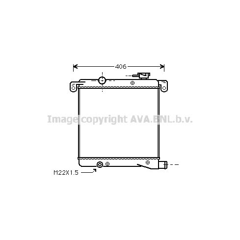 Слика на Воден радиатор (ладник) AVA QUALITY COOLING AB2001