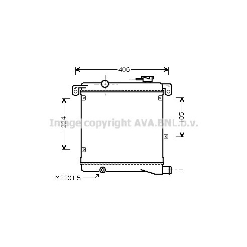 Слика на Воден радиатор (ладник) AVA QUALITY COOLING AB2002