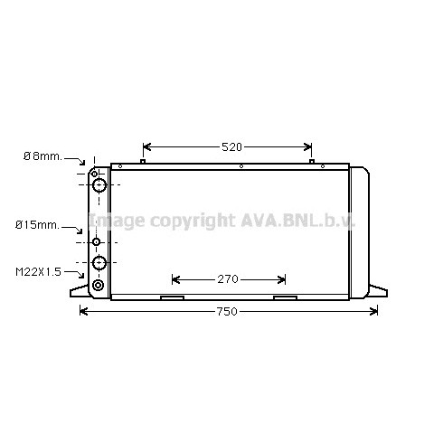 Слика на Воден радиатор (ладник) AVA QUALITY COOLING AI2026