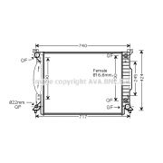 Слика 1 $на Воден радиатор (ладник) AVA QUALITY COOLING AI2205