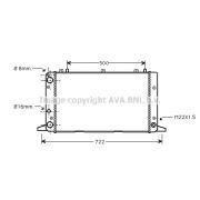 Слика 1 на Воден радиатор (ладник) AVA QUALITY COOLING AIA2047