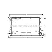 Слика 1 на Воден радиатор (ладник) AVA QUALITY COOLING AIA2290