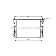 Слика 1 на Воден радиатор (ладник) AVA QUALITY COOLING AU2174