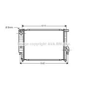 Слика 1 на Воден радиатор (ладник) AVA QUALITY COOLING BW2096