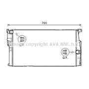 Слика 1 на Воден радиатор (ладник) AVA QUALITY COOLING BW2446