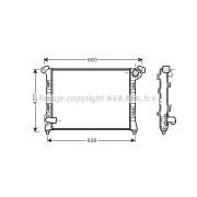 Слика 1 на Воден радиатор (ладник) AVA QUALITY COOLING BWA2314