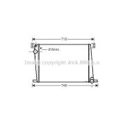 Слика 1 на Воден радиатор (ладник) AVA QUALITY COOLING BWA2356