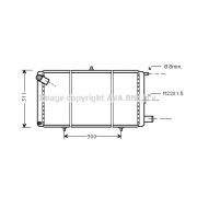 Слика 1 $на Воден радиатор (ладник) AVA QUALITY COOLING CN2007