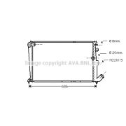 Слика 1 $на Воден радиатор (ладник) AVA QUALITY COOLING CN2065