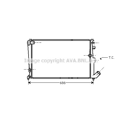 Слика на Воден радиатор (ладник) AVA QUALITY COOLING CN2090