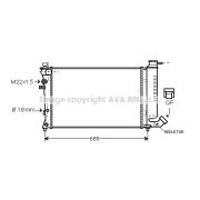 Слика 1 $на Воден радиатор (ладник) AVA QUALITY COOLING CN2122