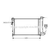 Слика 1 $на Воден радиатор (ладник) AVA QUALITY COOLING CN2123