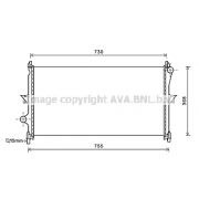 Слика 1 $на Воден радиатор (ладник) AVA QUALITY COOLING CN2278