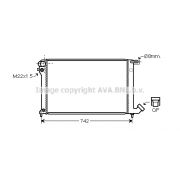 Слика 1 на Воден радиатор (ладник) AVA QUALITY COOLING CNA2137