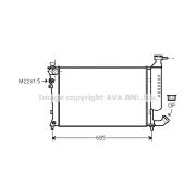 Слика 1 $на Воден радиатор (ладник) AVA QUALITY COOLING CNA2155