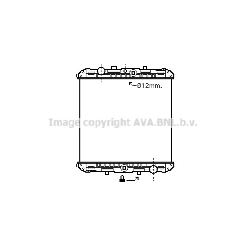 Слика на Воден радиатор (ладник) AVA QUALITY COOLING DF2010N