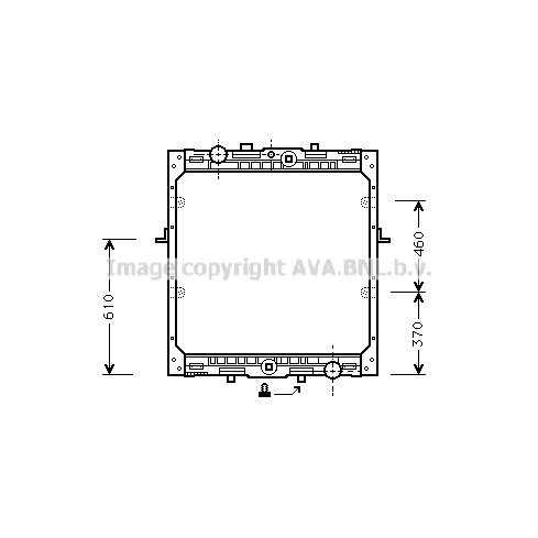 Слика на Воден радиатор (ладник) AVA QUALITY COOLING DF2012