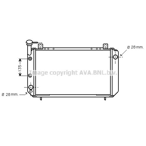 Слика на Воден радиатор (ладник) AVA QUALITY COOLING DN2086