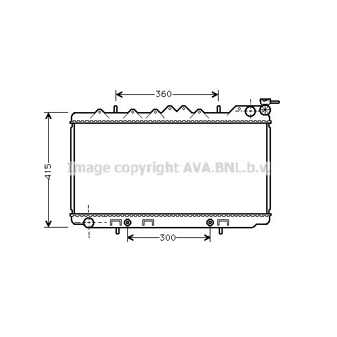 Слика на Воден радиатор (ладник) AVA QUALITY COOLING DN2097