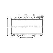 Слика 1 на Воден радиатор (ладник) AVA QUALITY COOLING DN2097