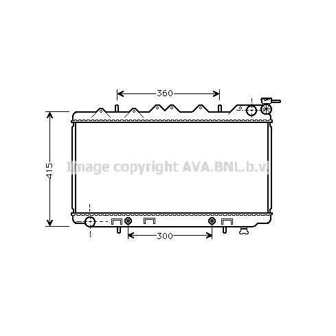 Слика на Воден радиатор (ладник) AVA QUALITY COOLING DN2137