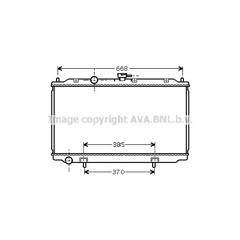 Слика на Воден радиатор (ладник) AVA QUALITY COOLING DN2217