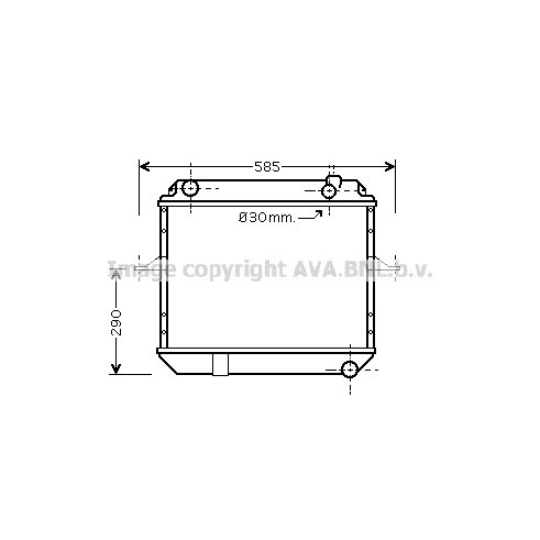 Слика на Воден радиатор (ладник) AVA QUALITY COOLING DN2230