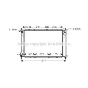 Слика 1 на Воден радиатор (ладник) AVA QUALITY COOLING DN2250