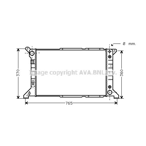 Слика на Воден радиатор (ладник) AVA QUALITY COOLING FD2201