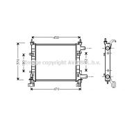 Слика 1 $на Воден радиатор (ладник) AVA QUALITY COOLING FDA2260