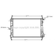 Слика 1 на Воден радиатор (ладник) AVA QUALITY COOLING FDA2338