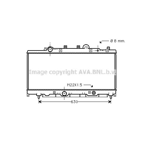 Слика на Воден радиатор (ладник) AVA QUALITY COOLING FT2148