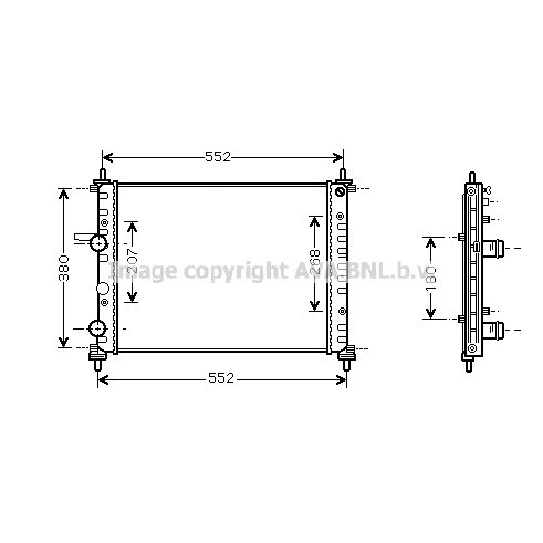 Слика на Воден радиатор (ладник) AVA QUALITY COOLING FT2317