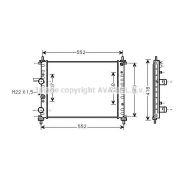 Слика 1 на Воден радиатор (ладник) AVA QUALITY COOLING FTA2182