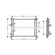 Слика 1 $на Воден радиатор (ладник) AVA QUALITY COOLING FTA2249