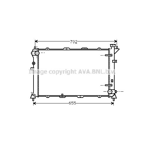 Слика на Воден радиатор (ладник) AVA QUALITY COOLING HY2025