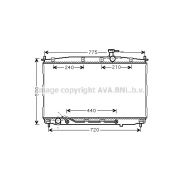 Слика 1 $на Воден радиатор (ладник) AVA QUALITY COOLING HY2174