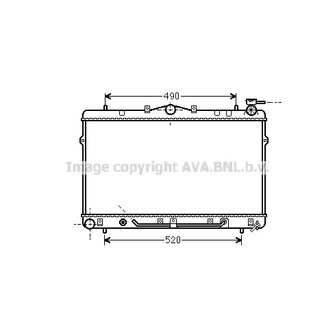 Слика на Воден радиатор (ладник) AVA QUALITY COOLING HYA2044