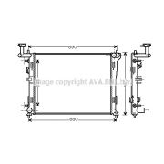 Слика 1 $на Воден радиатор (ладник) AVA QUALITY COOLING HYA2180