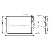 Слика 1 на Воден радиатор (ладник) AVA QUALITY COOLING IVA2049