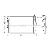 Слика 1 на Воден радиатор (ладник) AVA QUALITY COOLING IVA2087