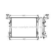 Слика 1 на Воден радиатор (ладник) AVA QUALITY COOLING KA2097