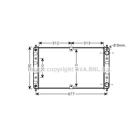 Слика на Воден радиатор (ладник) AVA QUALITY COOLING LA2017