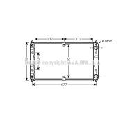 Слика 1 $на Воден радиатор (ладник) AVA QUALITY COOLING LA2017