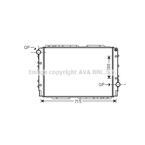 Слика на Воден радиатор (ладник) AVA QUALITY COOLING LC2091