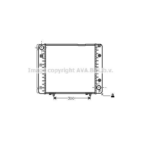 Слика на Воден радиатор (ладник) AVA QUALITY COOLING MS2080