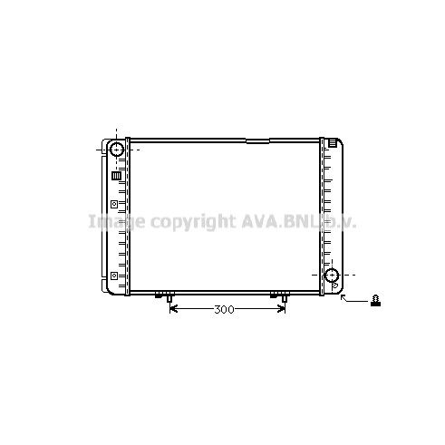 Слика на Воден радиатор (ладник) AVA QUALITY COOLING MS2128